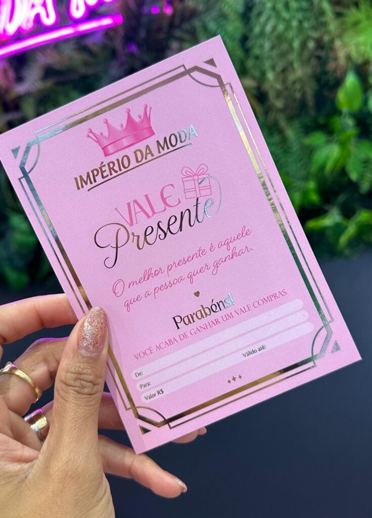 vale presente r$50,00