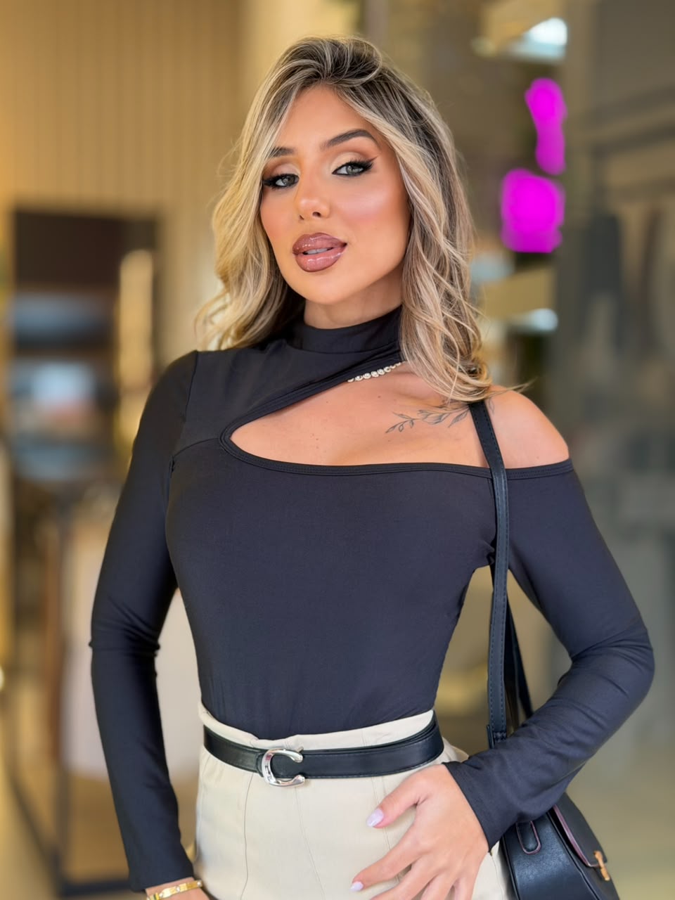 body chocker (preto)