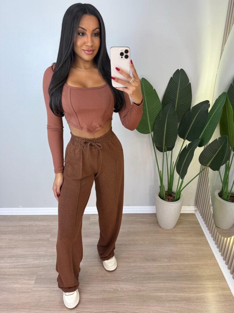 calÇa lanzinha (marrom)