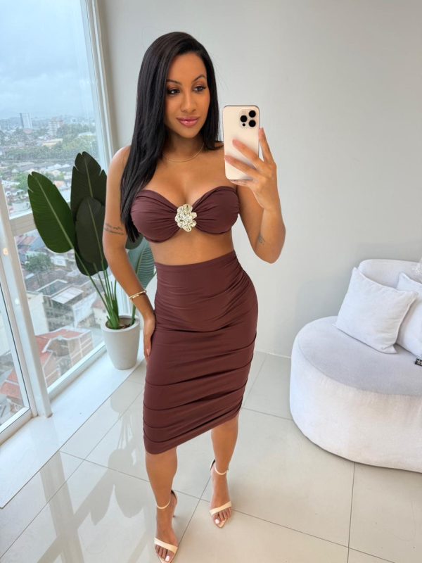 conjunto drapeado (rosa)