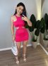 vestido poliamida (rosa)