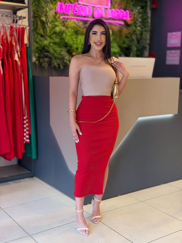 saia midi ribana (verde)