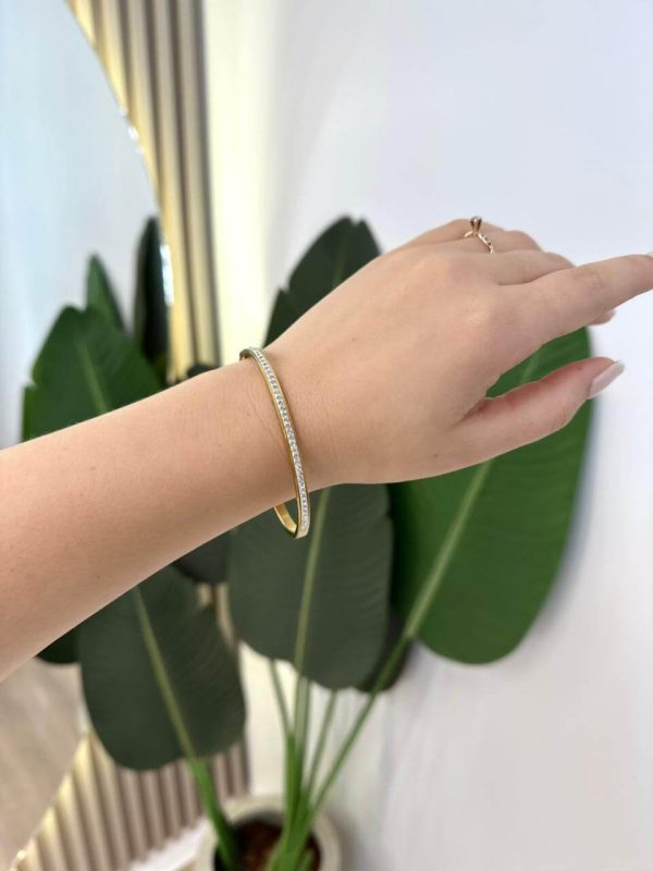 bracelete strass (dourado)