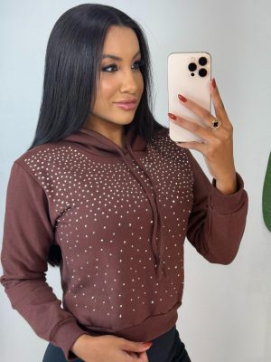 moletom aplicaÇÃo (marrom)