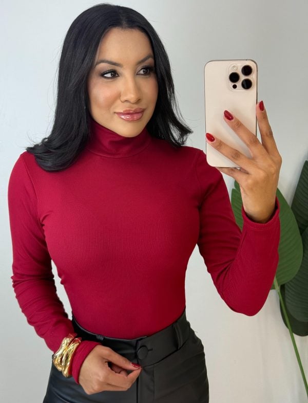 blusa tÉrmica (marsala) blusa tÉrmica (marsala)