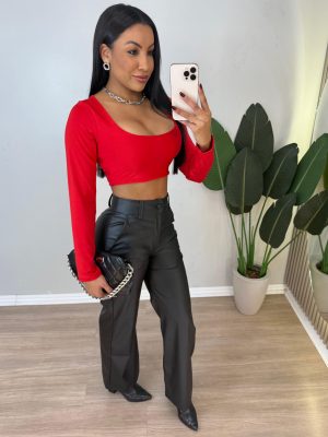 cropped poliamida (nude)