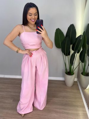 conjunto alfaiataria (rosa)