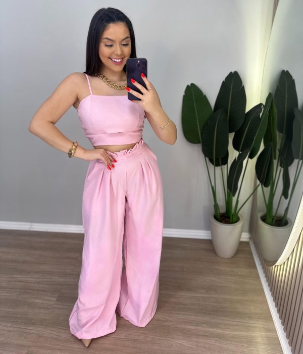 conjunto alfaiataria (rosa)