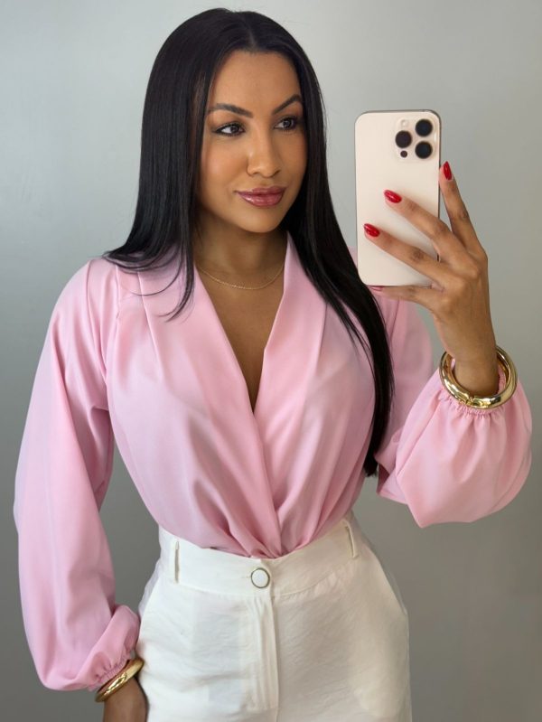 camisa viscose (rosa)