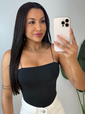 body alÇa fina (preto)