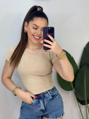 cropped canelado (nude)