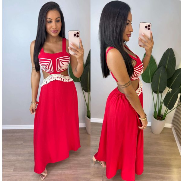 vestido longo (vermelho) vestido longo (vermelho)