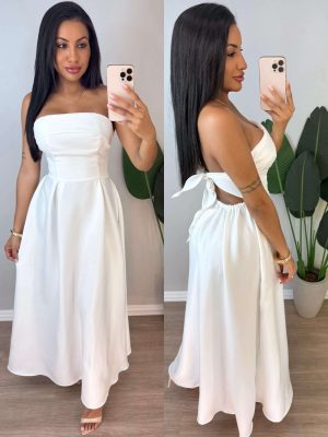 vestido alfaiataria (branco)