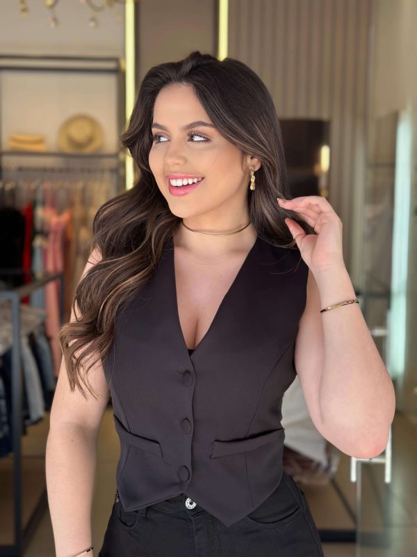 colete alfaiataria (preto) colete alfaiataria (preto)