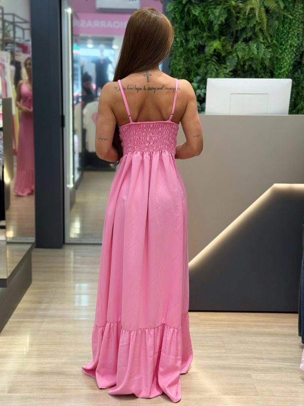 vestido longo (rosa) vestido longo (rosa)