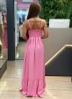vestido longo (rosa)