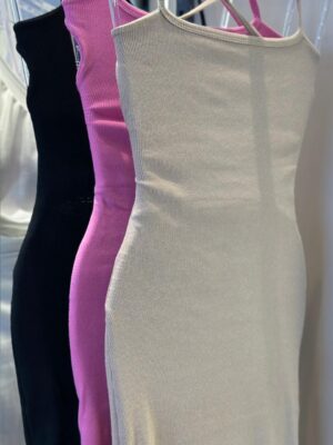 vestido ribana (preto)