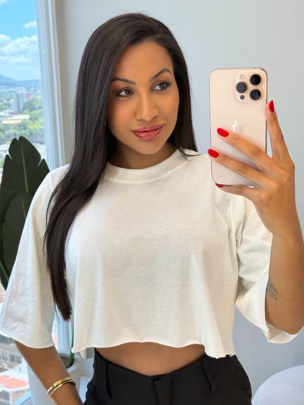 cropped t shirt (preto)