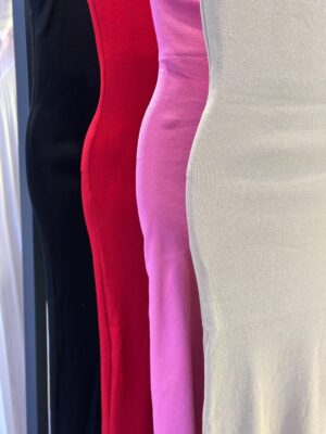 vestido midi ribana (cores)