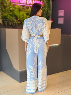 conjunto pantalona (azul)