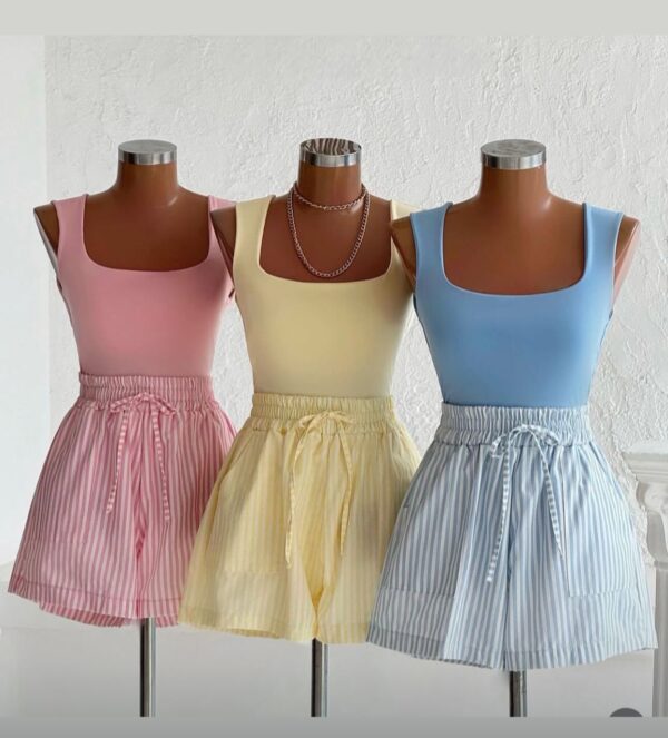 short listrado (cores)