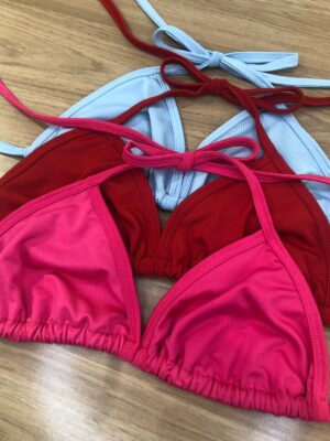 conjunto biquini alcinha fina (cores)