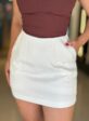 short saia alfaiataria (branco)