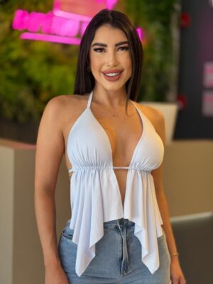 cropped frente unica (branco)