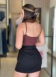short saia alfaiataria (preto)