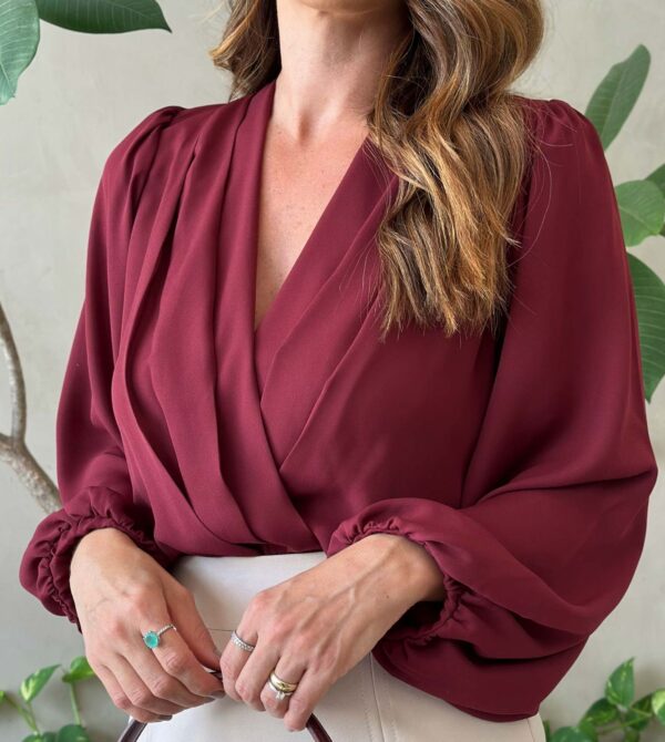 camisa viscose (marsala) camisa viscose (marsala)