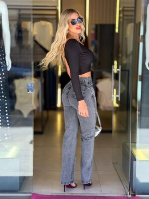 wide leg ledy lu (stone bleck) wide leg ledy lu (stone bleck)