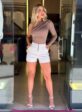short courino ziper (branco)