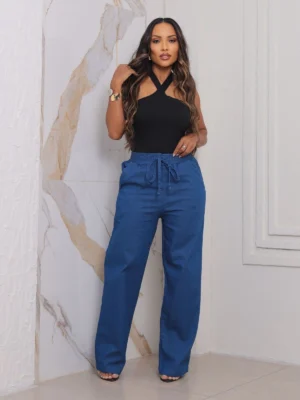 calÇa confy jeans (escuro)