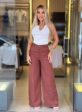 calÇa pantalona (marrom)