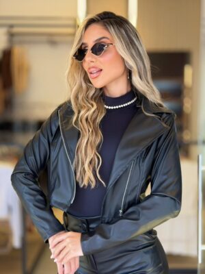 jaqueta courino (preto)