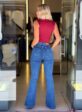 calÇa jeans flare (melinda)