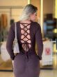 vestido costas tramadas
