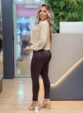 calÇa legging cirrÊ (marrom)