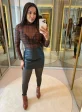 short saia courino (preto)