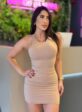 vestido zara (nude)