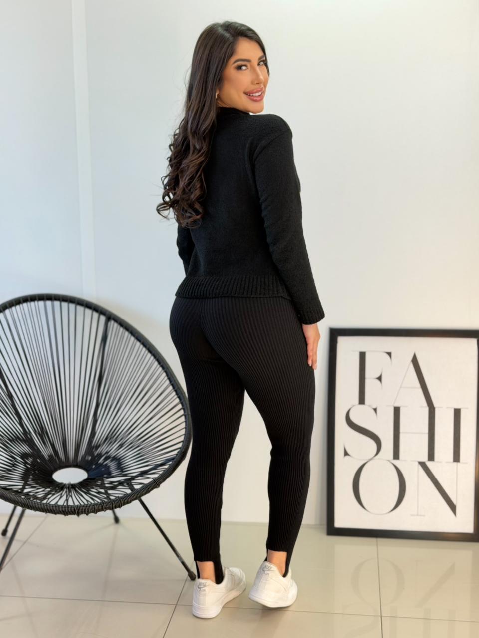 legging fuso modal (preto)