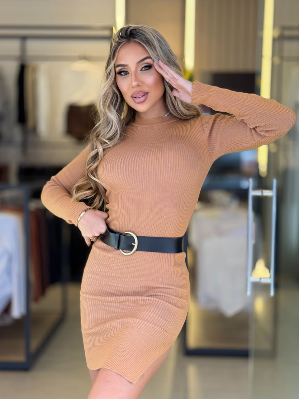vestido modal (nude)