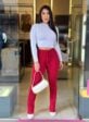 calÇa modal (vermelho)