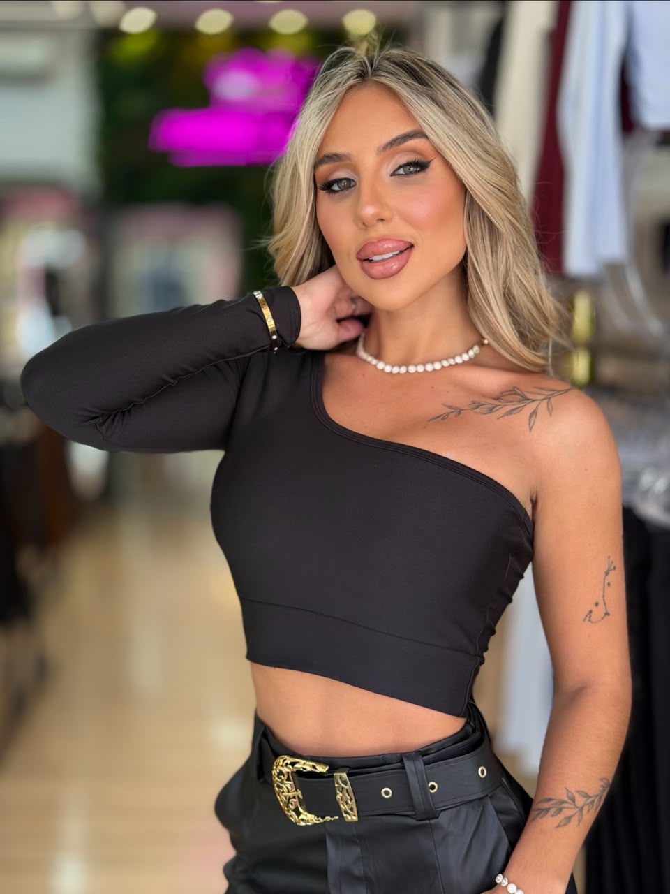 cropped mula manca (preto)