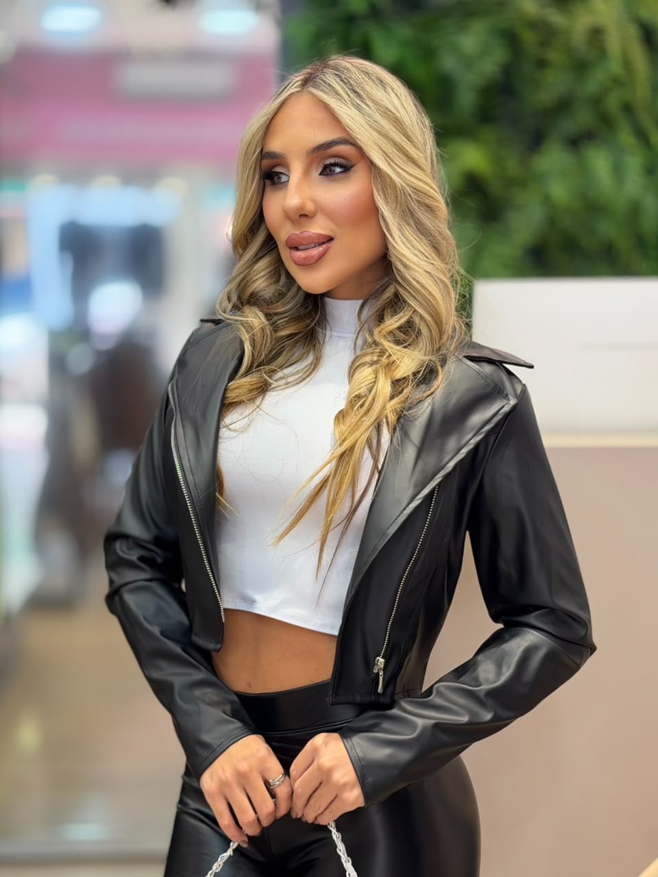 jaqueta courino (preto)