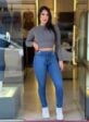 calÇa jeans melinda (lavagem escura)