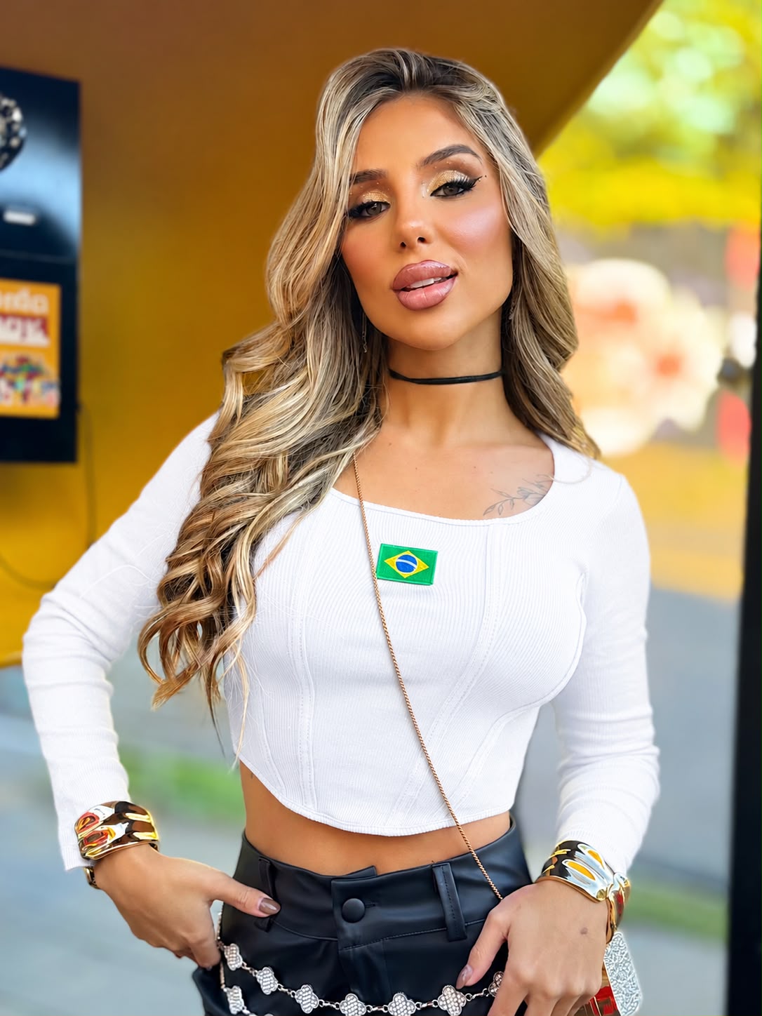 cropped ribana copa (branco)