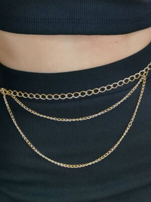 cinto corrente (dourado)