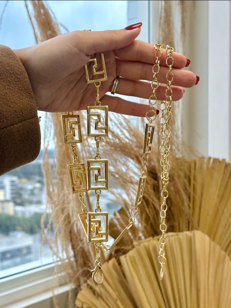 cinto corrente (dourado)