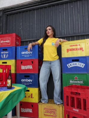 t shirt copa (amarelo)